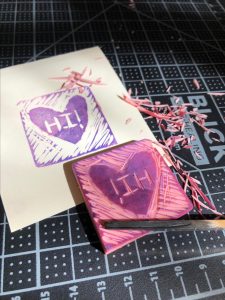 Block Printing using Rubber Stamps led by Juni Kim! @ Claremont Creative Center | Claremont | NH | US