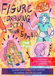 Figure Drawing Session @ Claremont Creative Center | Claremont | NH | US